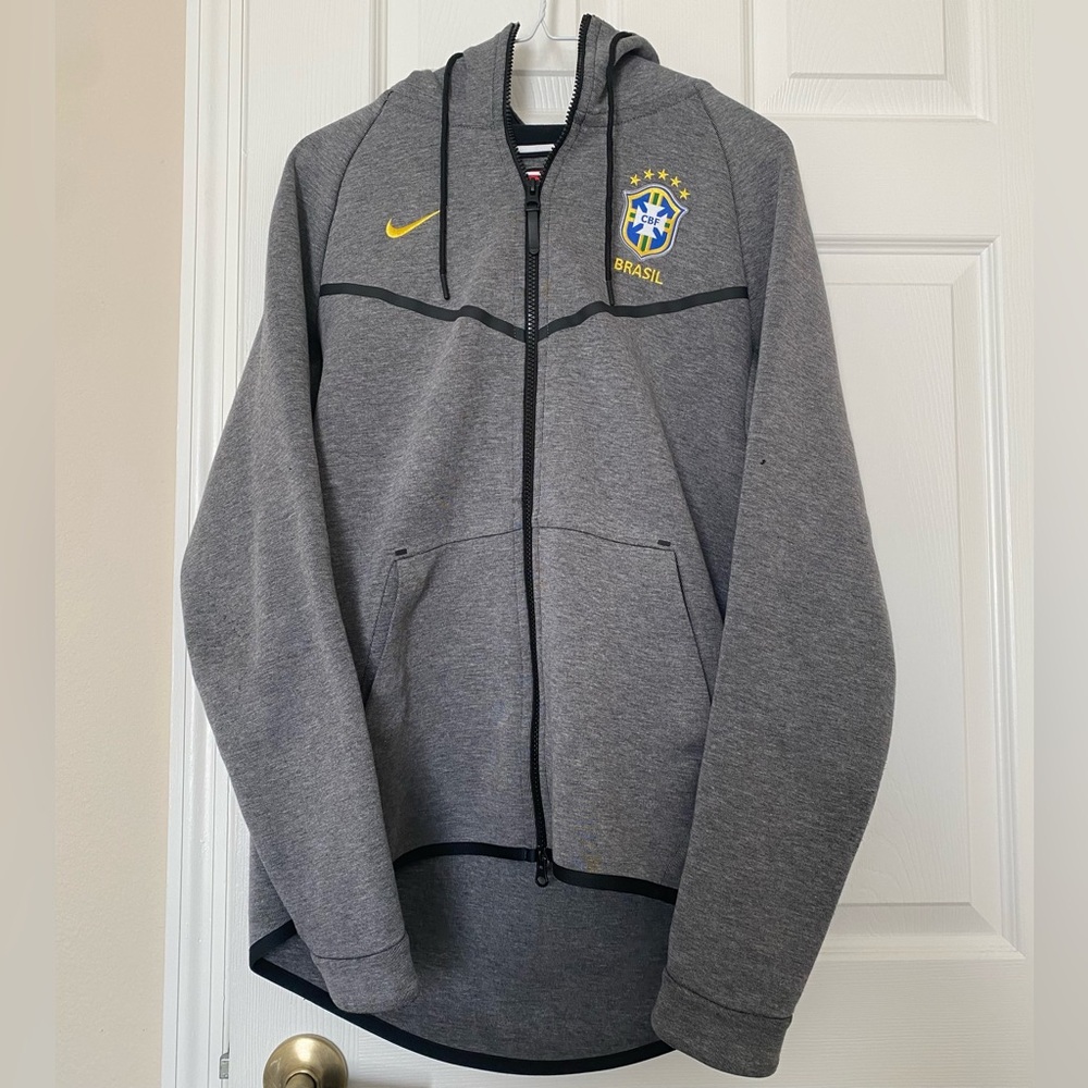 Brazil Nike Tech Fleece Jacket Size Medium